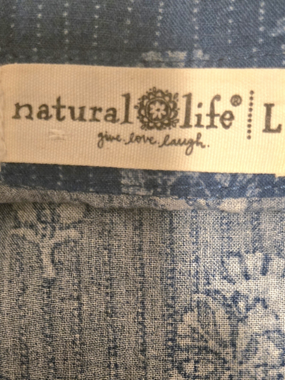 NATURAL LIFE Becca Teal Floral Embroidered Midi Dress - Picture 8 of 8